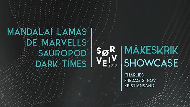 Sauropod (@sauropodband) on Twitter photo Fredag 2. November spiller vi i Kristiansand med masse kule band som en del av showcasen til @maakeskrik under <a href="/sorveiv/">Sørveiv 2018</a> ! Sees! .
#sauropod #måkeskrik #sørveiv #kristiansand #sørlandet #detgladesørland #november #hipphurra ift.tt/2E46M52 Fredag 2. November spiller vi i Kristiansand med masse kule band som en del av showcasen til @maakeskrik under <a href="/sorveiv/">Sørveiv 2018</a> ! Sees! .
#sauropod #måkeskrik #sørveiv #kristiansand #sørlandet #detgladesørland #november #hipphurra ift.tt/2E46M52