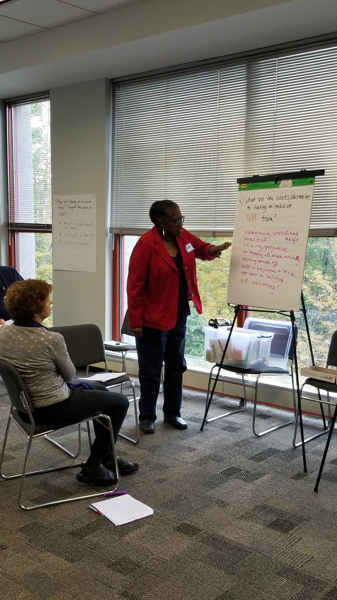 ConnectAndImpro's tweet photo. @AARPCT volunteers gather to learn more about building #inclusive teams. https://t.co/guvo5ODdIm