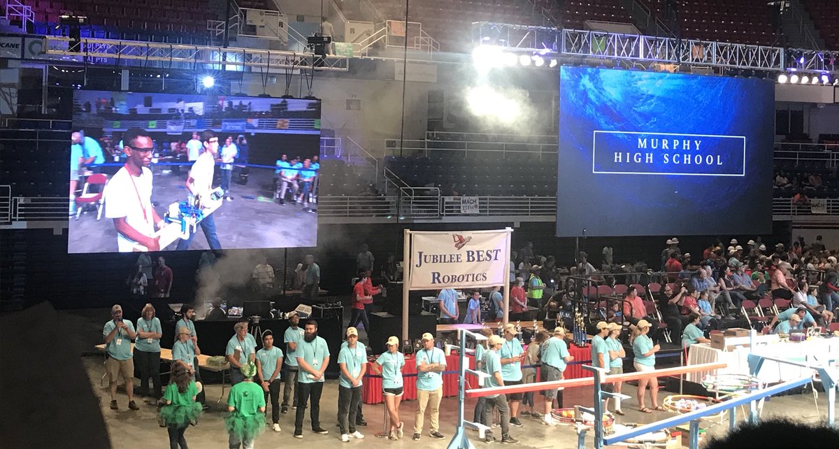 MrsSheppardMHS's tweet image. Let’s go Murphy Panthers Robotics 🤖💙🤖#MurphyProud #JubileeBEST2018 #Thanks2BESTRobotics