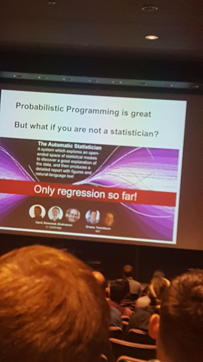 Emaasit's tweet image. Kristian Kersting (TU Darmstadt) poses a fundamental question: What if one is not a statistician? How do we enable people who are non-statisticians to use #ProbabilisticProgramming languages at work? #ProbProg #ProbabilisticModeling