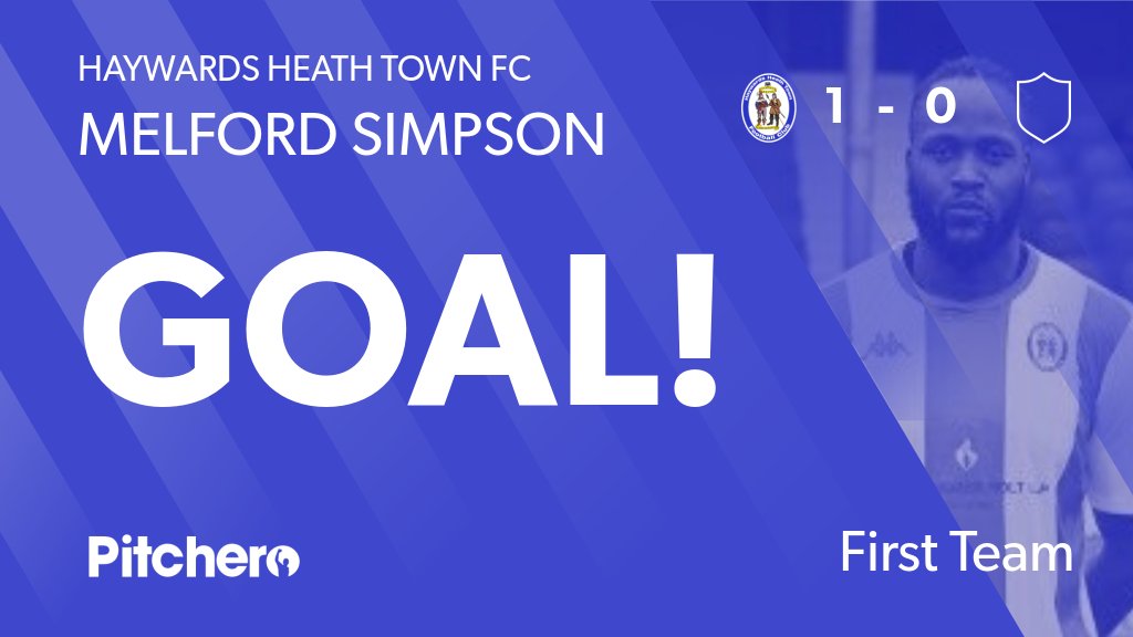 HHTFC's tweet photo. 34': Melford Simpson scores for Haywards Heath Town 🙌
#HAYSIT #Pitchero
https://t.co/DNXXk7tMWf https://t.co/LLi8Iu6J0O