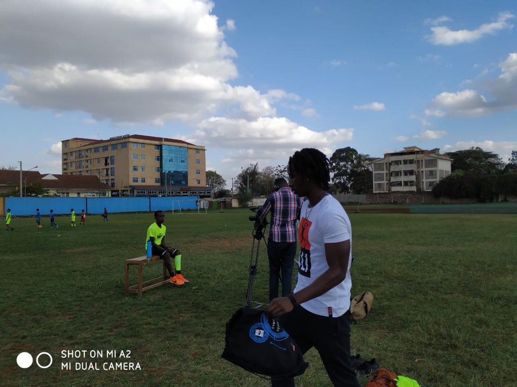 CampBuni's tweet photo. Behind the scenes shoot w/@BBCAfrica. #Trees4goals https://t.co/WxKgeFo1zH