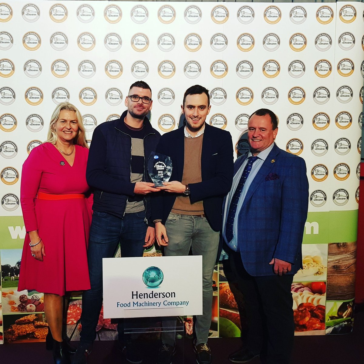 And we've won GOLD at the @BlasNahEireann awards in dingle for our Ballyvourney White Pudding 👌#blas18 #Blas2018 #growwithaldi