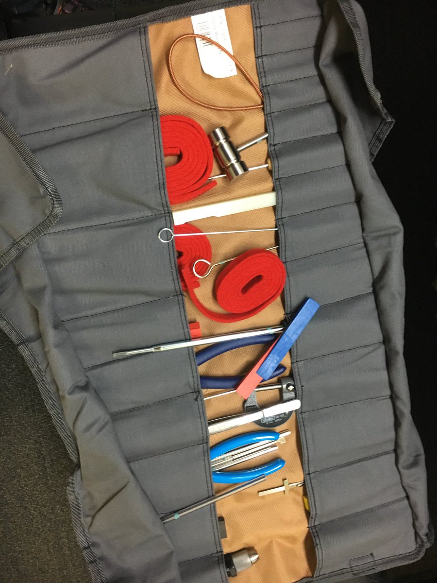 Sayaheals's tweet photo. Proud of my gnomish tool set for my piano work! I’m sure there’s an arc lift spammer in there somewhere... https://t.co/un3ObPo7ed