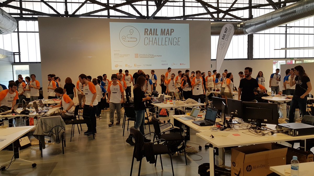 AlegreLluis's tweet photo. Fi de la #RailMapChallenge Gràcies a tots els participants, mentors i jurat #i2cat @TRAM_Barcelona @rodalies @FGC @ATMbcn @Eurecat_news @TMB_Barcelona @MobiliCAT @tic @Railgrup @Mobilitat_AMB @BCN_Mobilitat https://t.co/9cWl2hdwjT