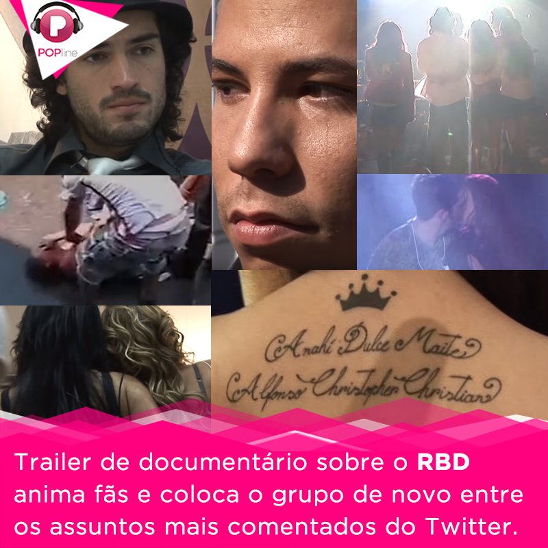 POPline's tweet photo. Assim o coração NÃO AGUENTA! Que fã do RBD sobrevive a esse trailer de documentário? Vídeo movimentou os saudosos e colocou o grupo de volta nos assuntos mais comentados do Twitter --> https://t.co/tEsTzAgotA #DocuRBD https://t.co/TM45wZnoEv