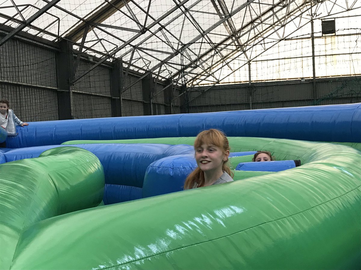 ChoristerSchool's tweet photo. Girls’ Weekend continues with a trip to Inflatable Air! Time to bounce off some of the endless energy these girls seem to have! #iloveboarding @infiniteairuk https://t.co/upSiF5RrYn