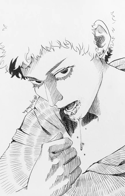 #inktober2018
#inktober
よだれをたらす 