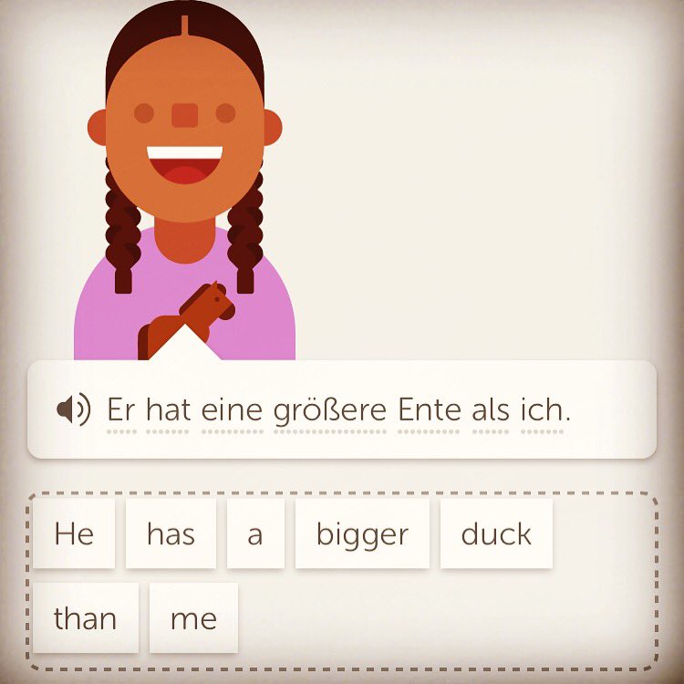 Apparently, when you learn German you need to learn about ducks. They are important. <a href="/shitduosays/">Shit Duolingo Says</a> #learning #german #language