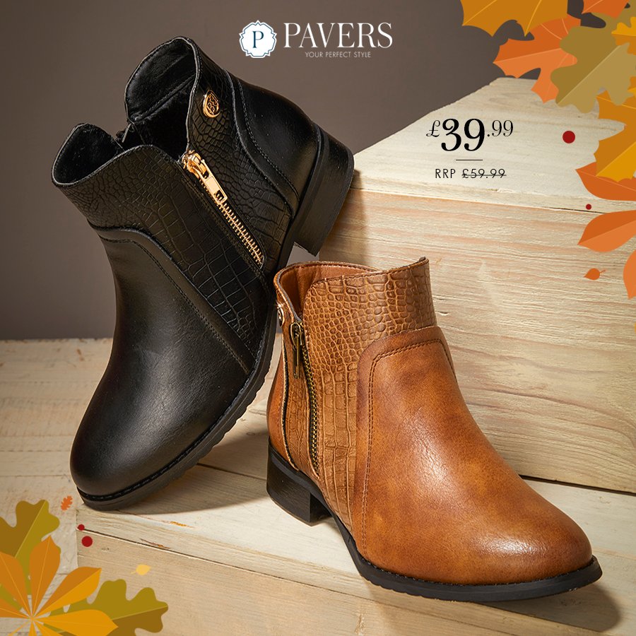 ankle boots at pavers