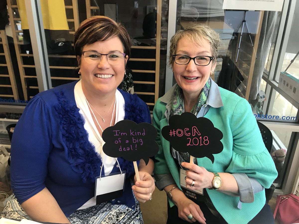 colemanmichelle's tweet photo. Your #OCA2018 leaders at work. What can we do for you? https://t.co/ca0j0lkL2P