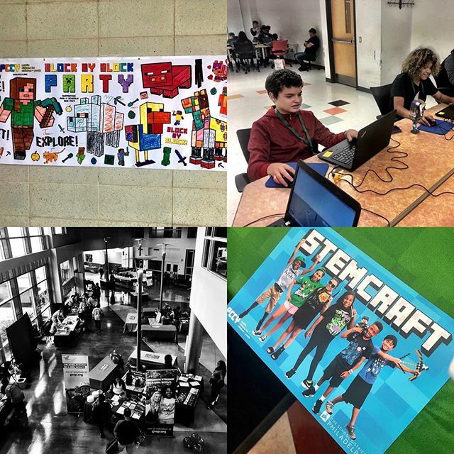 loraineballard's tweet photo. @pccyphotos #STEMcraft #minecraft #stemfair Awesome fun! Noon session sold out butnot to late for 4pm. #schoolofthefuture https://t.co/9gOtiMElUX. https://t.co/mWvqwRHWeQ https://t.co/6ahM0lBWZd