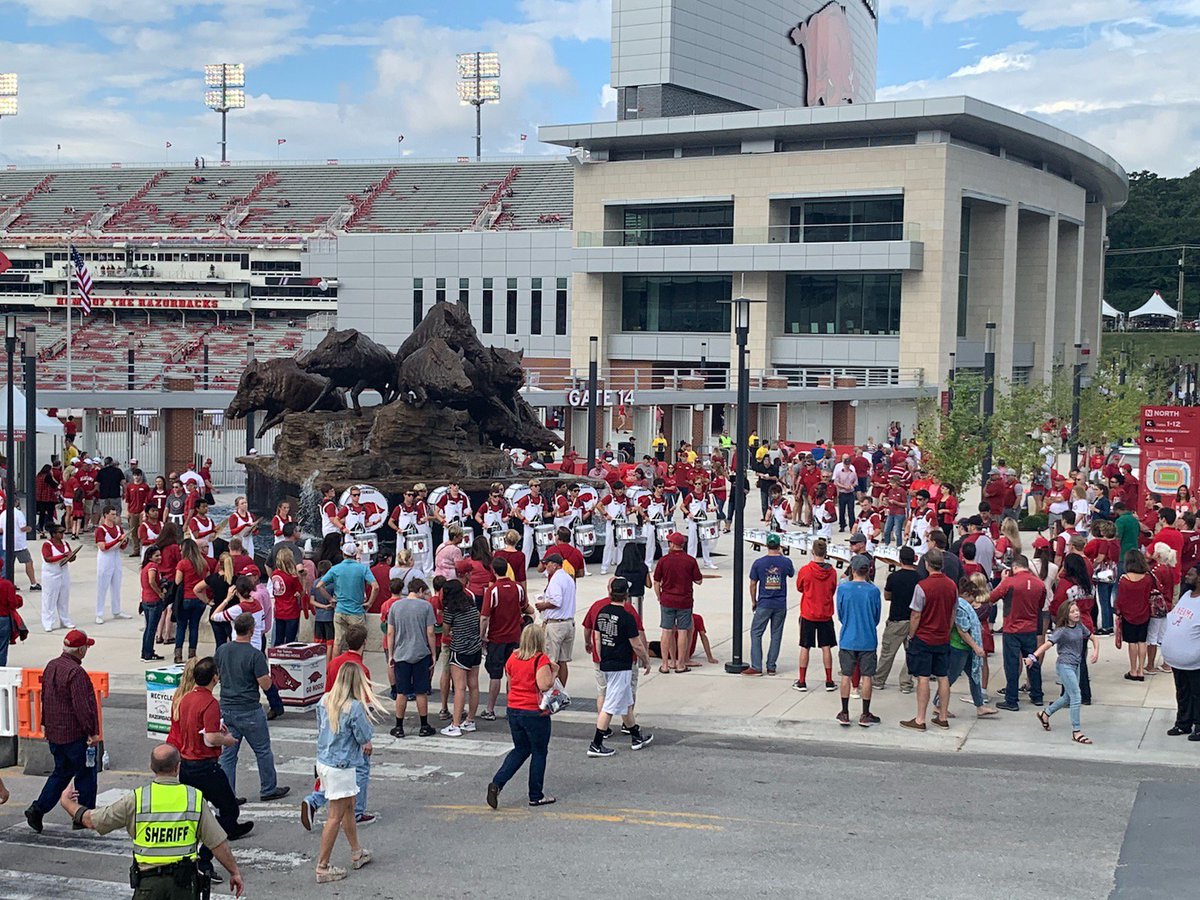 A great day for football on the Hill! #WooPig