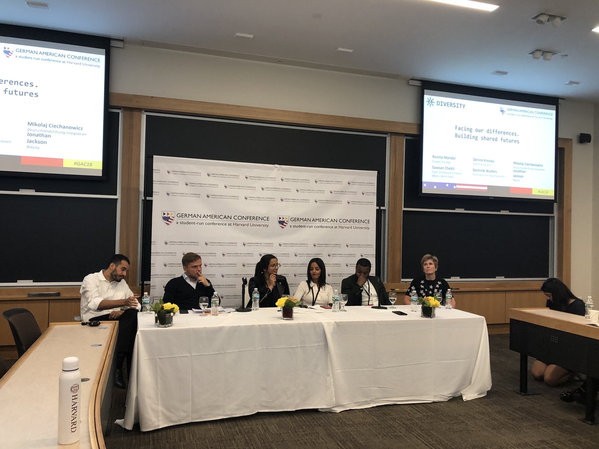 Super interesting discussion about diversity: facing our differences. Building Shared Futures. #GAC18