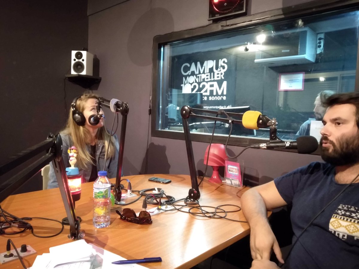 DiscoveryMTP's tweet image. Dans qqls jours on postera le podcast de l’enregistrement de @Dev_and_Retry sur @radiocampusmtp. 
On a abordé pleins de sujets autour de @DiscoveryMTP avec @MoineauMM, @BenDimanche @Vincent_Aros, @opheliemourier et Guilhem.