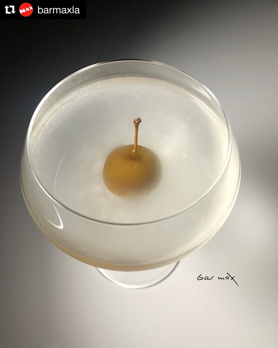 A great spin on one of our favorite classics. #KINWhiskey
#Repost @barmaxla with <a href="/get_repost/">Repost</a>
・・・
WHITE MANHATTAN
@kinwhiskey White Whiskey
Carpano Bianco Vermouth 
Orange and Bergamot Bitters
Brandied Baby Pear
.
Glassware: @luigibormioli provided by @