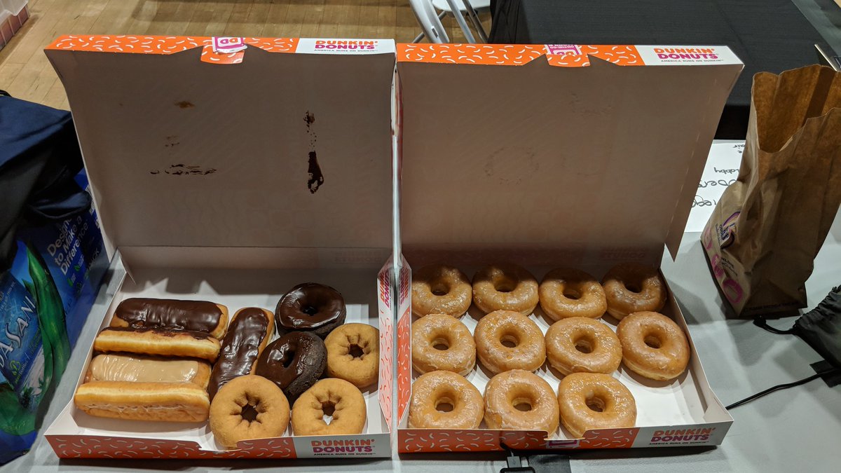 sdsaberspodcast's tweet image. This breakfast is brought to you by @dunkindonuts #notasponsor #couldbe #makerFaire #sandiego #sandiegosabers