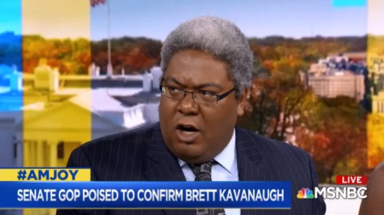 msnowevents's tweet photo. .@ELIENYC: We didn't need an FBI investigation. We needed Republicans to have decency. And that is what they ultimately never had. #AMJoy #KavanaughVote https://t.co/hrPGsE8lHH
