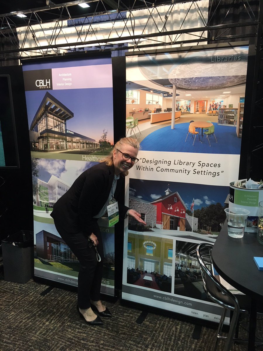 Richfieldbranch's tweet photo. How about that photogenic @Richfieldbranch @akronlibrary. 18 years later, your architecture is still featured at #libraryconventions #OLC18. Like a proud momma. Thanks @CBLHDesign for making us so unique, timeless, & beautiful to this day. https://t.co/TQhfuZPEjN