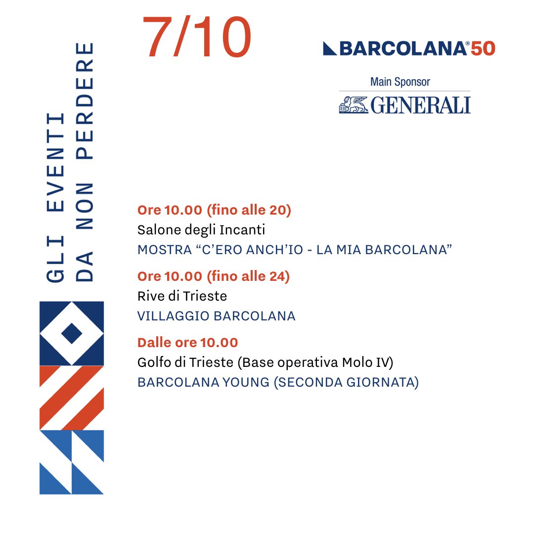 RegataBarcolana's tweet image. Before partying with Bob Sinclar, let us remind you tomorrow's agenda: we'll be back with #BarcolanaYoung and #BarcolanaFun by Siram by Veolia - Campionato Italiano per Club Under 19 @legavela and #BarcolanaNuota. #VillaggioBarcolana open 10 am to 10 pm