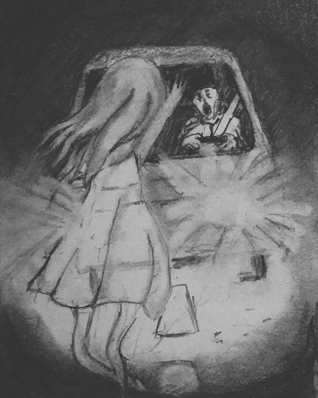 thespendypencil's tweet photo. Day 6 for #mabsdrawlloweenclub is a #ghost so I went for the urban legend of #thewomaninwhite. Learning from my past mistakes I decided to work smaller and this is done on an artists’ card which is the size of a business card. Graphite on card. Worked on… https://t.co/pNkphR7CiF https://t.co/nA3grNgSB2