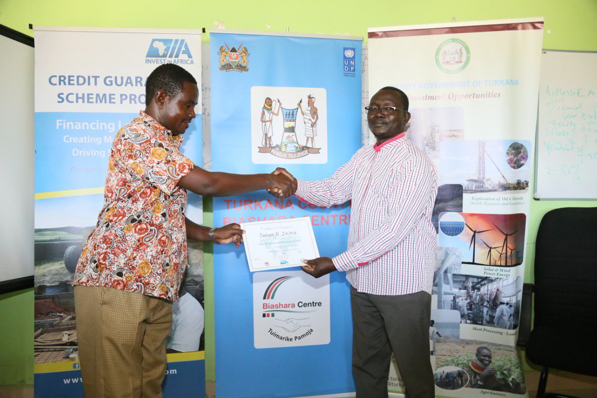 Trade_Turkana's tweet photo. @IIA_Kenya Awards Certificates to
50 MSMEs in Turkana County after completion of their One-Week extensive training on Business Digital Marketing, e-Commerce and Statutory Compliance, at County Biashara Centre, Lodwar.

Credit goes to; 
@Paganyo 
@JamesLokwale
 @TurkanaCountyKE https://t.co/QTFwu3Nruf