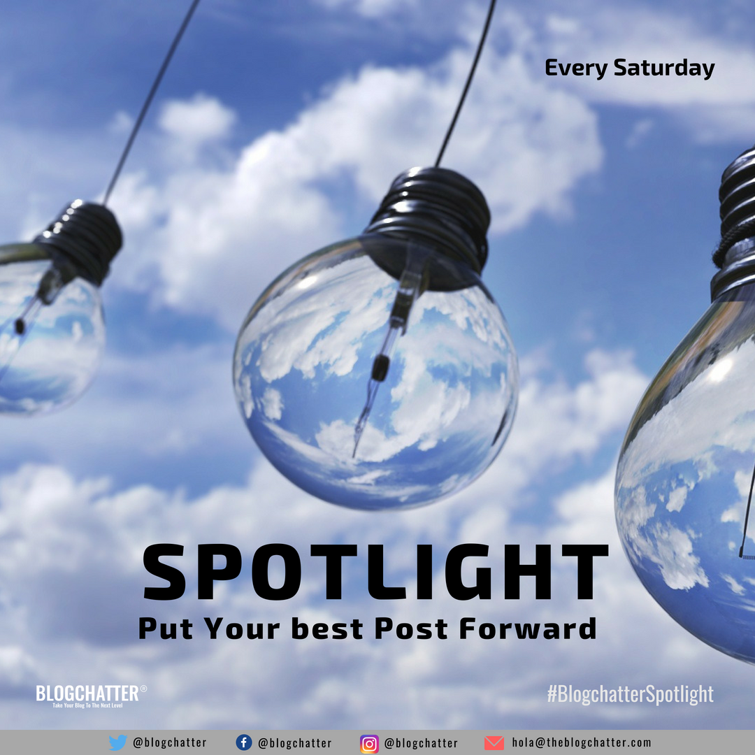 blogchatter's tweet photo. It's Spotlight Saturday!
And we have #BlogchatterSpotlight to brighten up your day with page views and comments. Doesn't that sound swell? Here's where you can get the shiny shiny light: https://t.co/xWTbK47DWt
Remember to read and share others as well. Offer lasts 24 hrs. Hurry! https://t.co/TMPBmHbuFF