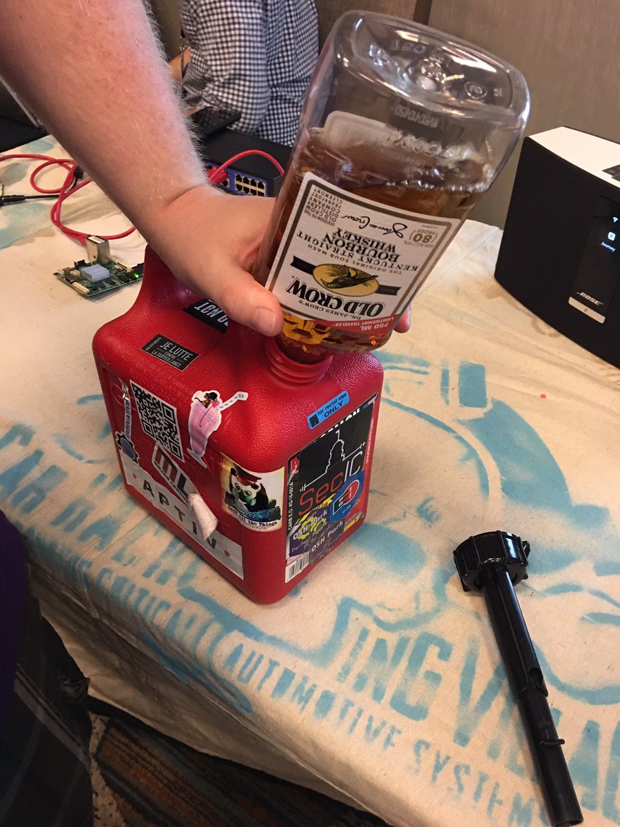 mattdep_'s tweet photo. @sec_ic refueling in the @CarHackVillage at @DerbyCon #secic #chv #derbycon https://t.co/sYX7lCXT58