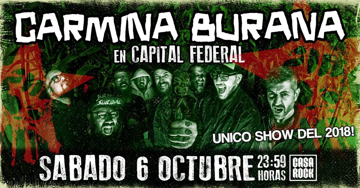 cburana's tweet photo. ESTA NOCHE!!!
Carmina en Capital Federal = Unico show del 2018!!! https://t.co/xnaHzmxZcf