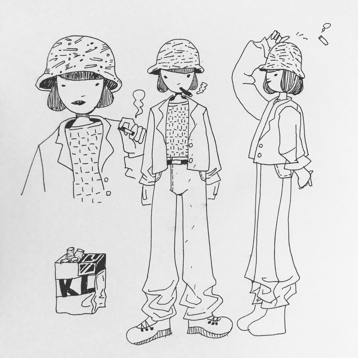 悪ガキ #drawing 