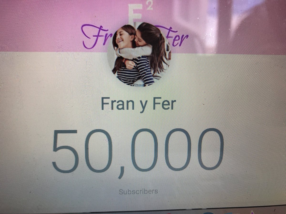franyfer58's tweet photo. Ya somos #50KSuscriptores 🎉🎊 muchísimas gracias por todo el apoyo que nos han brindado ❤️ vamos por esos 100 mil 🙌🏻💪🏻 https://t.co/UgE7fHKdDv