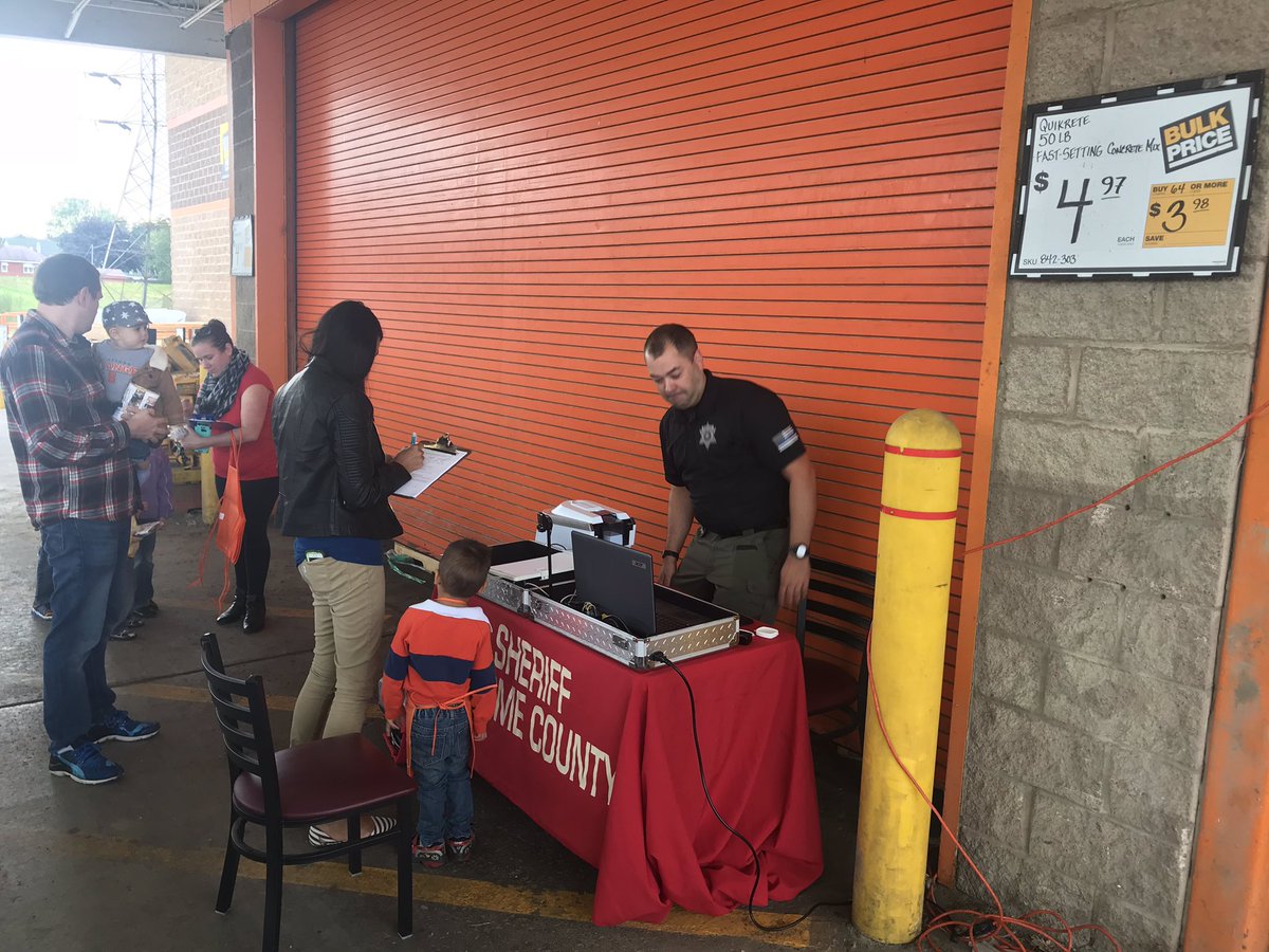 Stratto1Clinton's tweet photo. Fire Safety and Kids Workshop is a huge hit today.  Our local departments are doing a puppet show and child ID cards as well as letting kids in their trucks. https://t.co/beLOQVq3aS