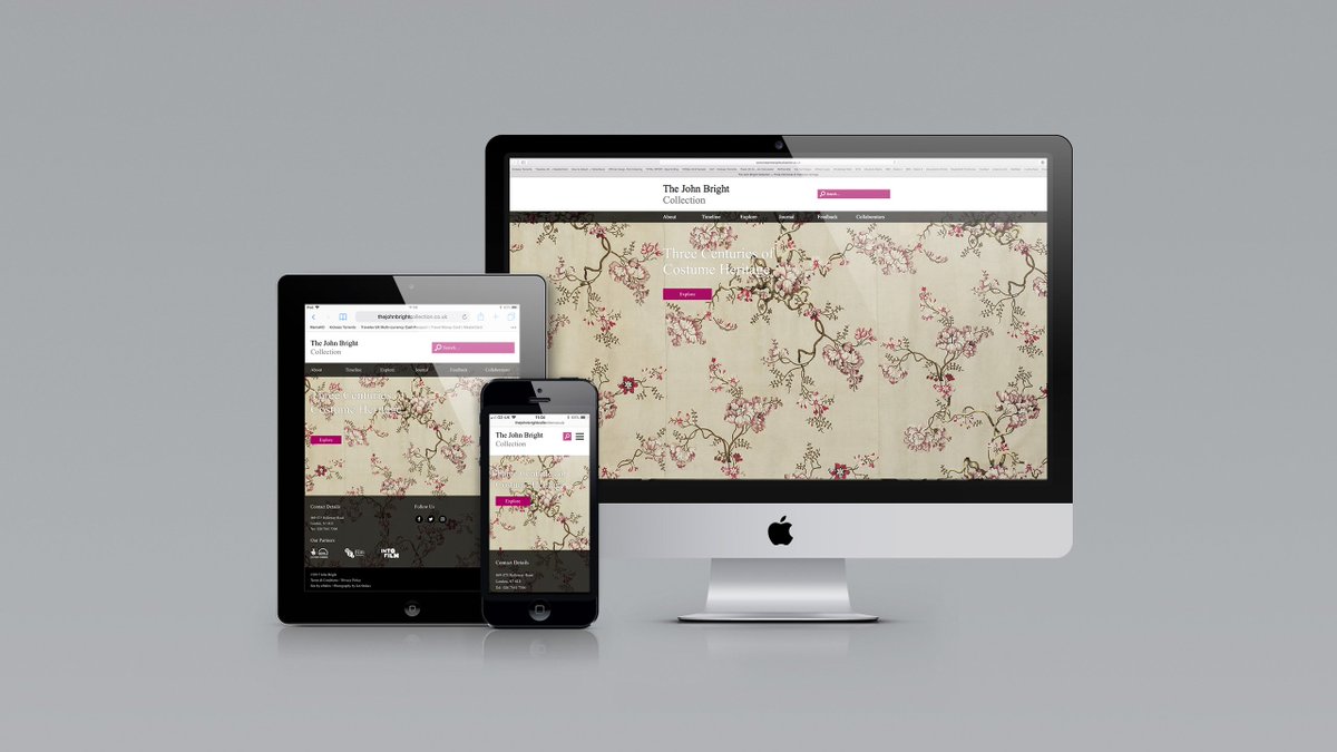We created a website for Oscar winning costume designer, John Bright’s personal collection, with a bespoke timeline, search function and image zoom. #responsive #bespoke #website #costume #collection #museum #collectables #design #graphicdesign #TheOscars thejohnbrightcollection.co.uk