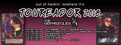 Draven_Taylor's tweet photo. Concert: October 6th, 2018
The Gothsicles @ Area 51 (Dark Arts Festival of Utah)
https://t.co/WepAg53GMl
#Musiceternal #TheGothsicles #Area51 #DarkArtsFestival #Utah #EchoesThroughTime #Festival #Gothic #Industrial #ElectronicMusic https://t.co/qt0q69Ejt6