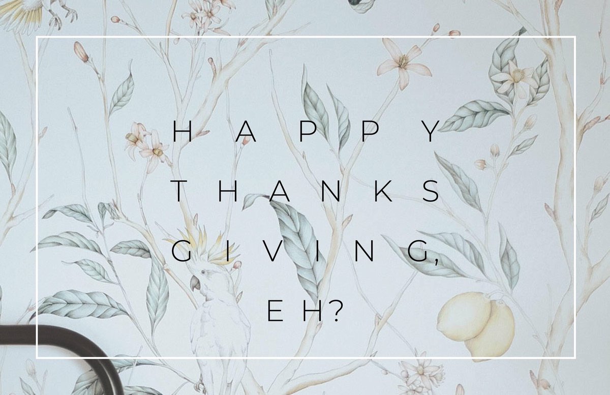 It's Canadian Thanksgiving this weekend and we wanted to show you how thankful we are for you! From now until Tuesday, Oct 9, use code: THANKFUL15 at checkout to receive 15% off 🎉 #anewalldecor