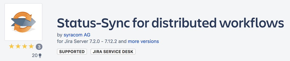 SyracomApps's tweet photo. New version 1.4.0 of Status-Sync for @atlassian @Jira supports parent-links of #jiraportfolio: cancel or postpone a high-level initiative and automatically transition all dependent issues into e.g. POSTPONED or finish the last issue and automatically set all parent issues to DONE https://t.co/zjc71T6xfU