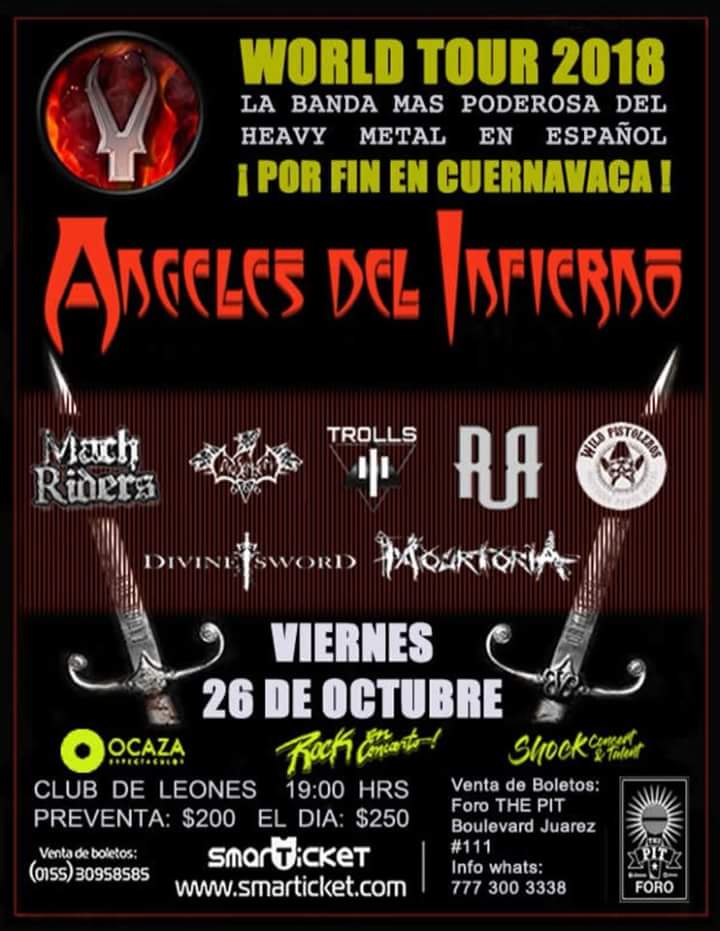 canserberia's tweet photo. El próximo viernes 26 de octubre, estaremos apoyando como banda abridora en el concierto de los Ángeles del Infierno @ADIoficial, en Cuernavaca, Morelos.

¡Ahí los esperamos, amigos canserebrios!🤘😠 #Canserberia666 https://t.co/KMxdDm105o