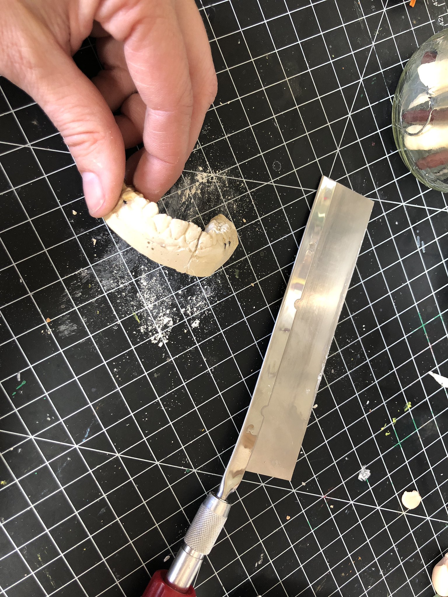 Scary Byron on Twitter "Using an old orthodontic casting for a tiny