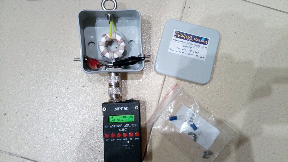 EB4HRA's tweet photo. La combinación ideal para tu hilo largo:
UNUN 9:1 + DOBLE PL-259 + CHOKE DE RF

*** EB4HRA BALUNS ***
eb4hra@gmail.com
https://t.co/lOEcvacx4B https://t.co/AYWg1K2VZn