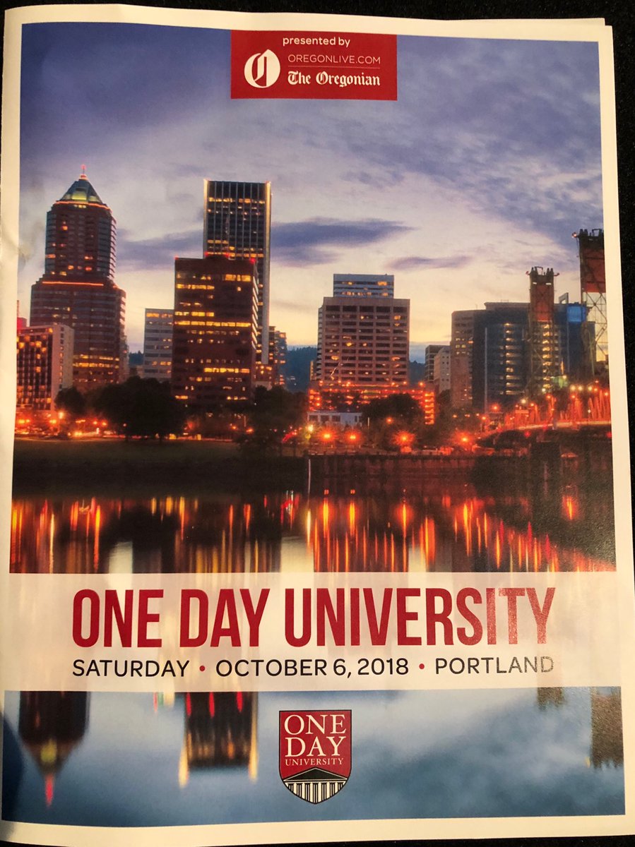InThePastLane's tweet photo. Just about to take the stage at One Day University in Portland, OR for “Three Turning Points That Changed American History” #onedayuniversity #lifelonglearning @onedayu https://t.co/BKz0XYjPwI