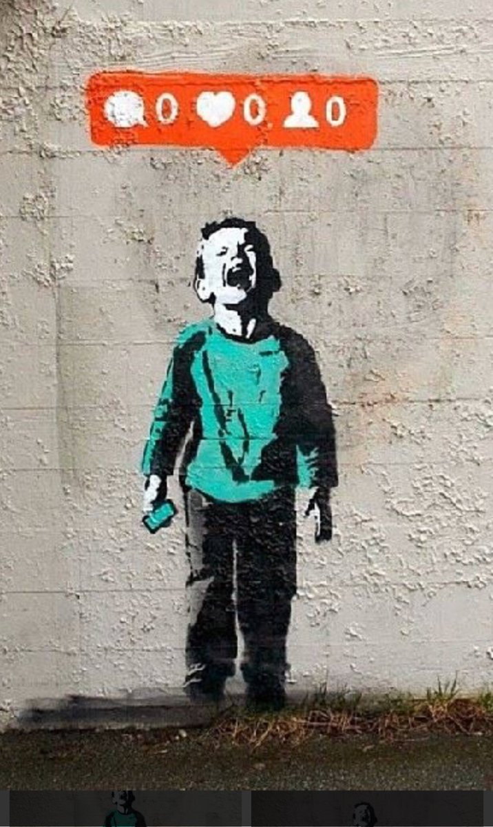 PsychNinjaStan's tweet photo. As the educator of adolescents and the mother of two... this is so powerful and so accurate.  #Banksy #WhenAreWeGoingToLearn #KidsComeFirst #TheyAreNotMiniAdults #TeachYourChildrenWell https://t.co/tqJHF9aOPP