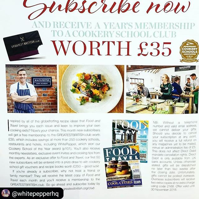 LaraJT_Photo's tweet photo. Always love seeing my #photos in my favourite #foodie #magazine @foodandtraveled with @whitepepperhq winner of the cookery school of the year award #foodphotographer #dorset #foodie #instafood #foodporn #instagram #insta #foodlover #photooftheday #dayint… https://t.co/G39bB729aA https://t.co/5RqZELYep7