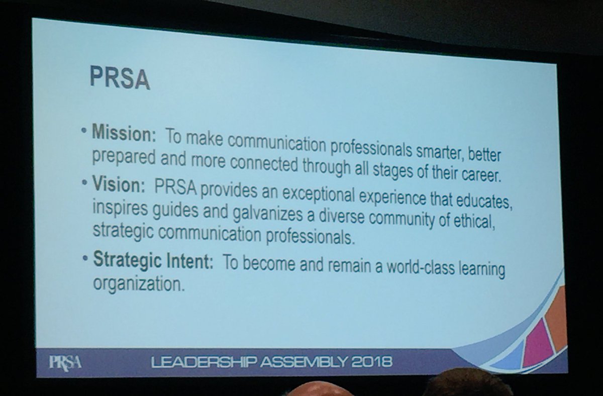 hilarygwisdala's tweet photo. Things to keep in mind as we go through Leadership Assembly #PRSAICON #takeprsaforward @PRSAHouston https://t.co/n0XwrbkX1q