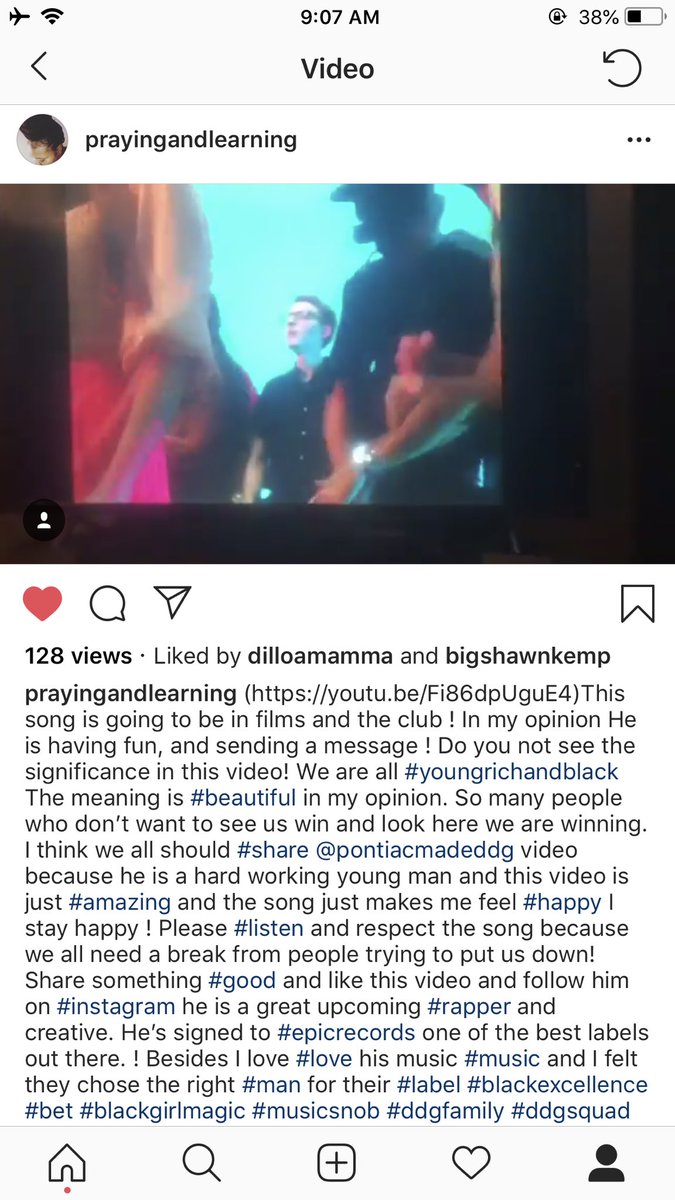 KarliMack's tweet photo. I’m just praying @PontiacMadeDDG this gets you to a million! #ddgsquad https://t.co/ytsWmzQqEg