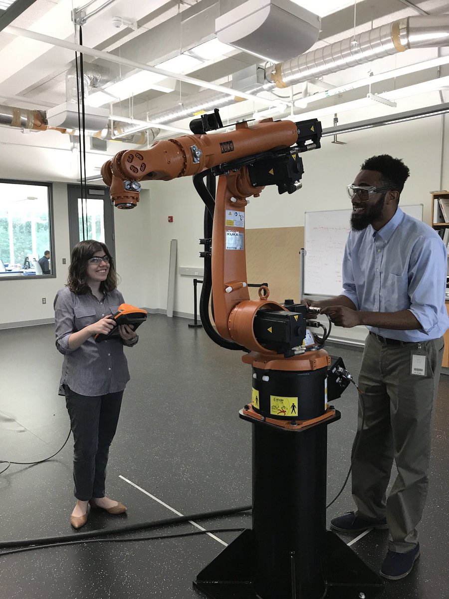 CCAMVA's tweet photo. Come visit the CCAm table at #RVAMakerFest to help @ScienceMusofVA choose a name for their new robot (programmed by CCAM volunteers)

Choices are: Vincent, Ms. Robota, Frida, or Kooky https://t.co/Rxa9fTHn5B