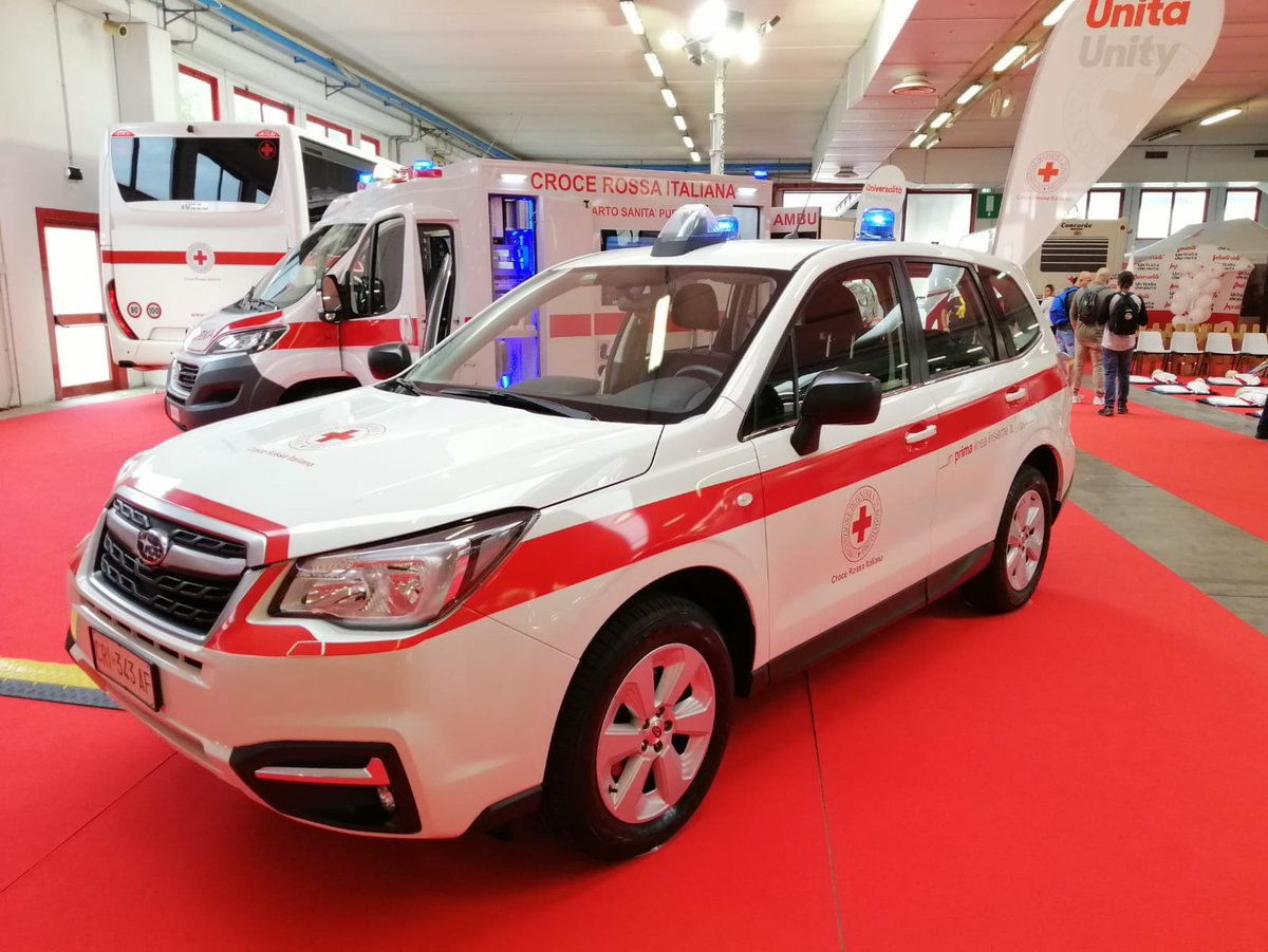 crocerossa's tweet photo. Anche quest'anno la #CroceRossa Italiana partecipa al #REAS2018, il Salone Internazionale dell'Emergenza. Formazione, workshop, incontri aperti al pubblico e tanti stand per conoscere più da vicino le attività della CRI. #UnItaliaCheAiuta https://t.co/0r2J3Nq32D