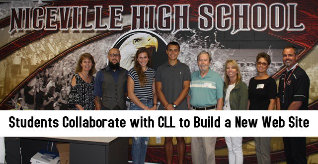 Students Collaborate with CLL to Build a New Web Site nicevillehighschool.org/students-colla…