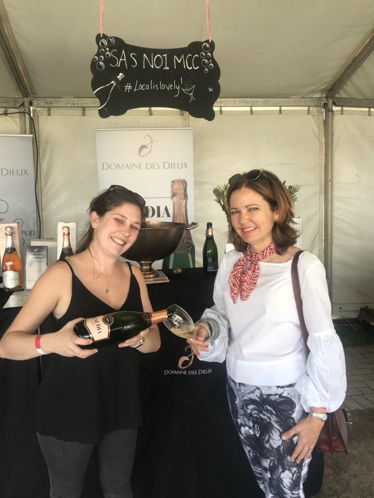 SA’s best Méthode Cap Classique - right here in Hemel-en-Aarde! Today at Hermanus Wine &amp; Food Festival. #hemelenaarde