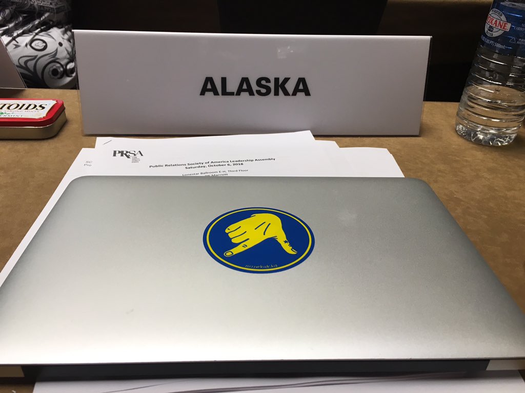 kirstenschultz's tweet photo. Honored to represent @PRSAalaska at @PRSA Leadership Assembly with these great PR pros. @HelveyComm @alaskaegan1 @hcavanaugh #takePRSAforward https://t.co/akymytyz4v