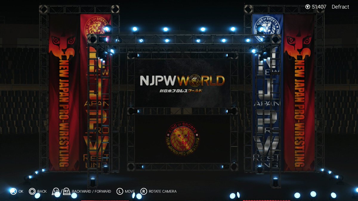 Defract's tweet photo. NJPW Medium/Large Show Arena is up now on PSN! Serach SHOWS for #NJPW #Defract https://t.co/KGgye6hKNw